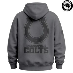 Indianapolis Colts 2026 Limited Edition Charcoal Grey Hoodie 3
