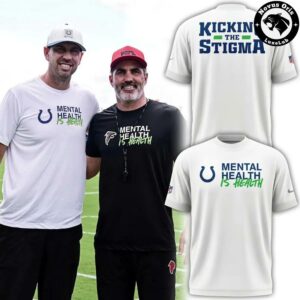 Indianapolis Colts Kicking The Stigma Mental Health T-Shirt
