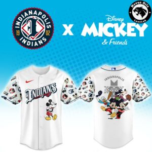 Indianapolis Indians x Disney Mickey Friends Baseball Jersey 2