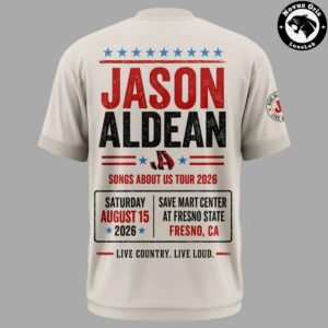 Jason Aldean Songs About Us Tour 2026 Concert T Shirt 6