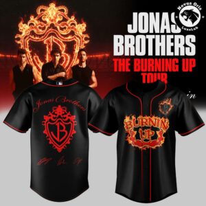 Jonas Brothers The Burning Up Tour All Over Again 2026 Baseball Jersey 2
