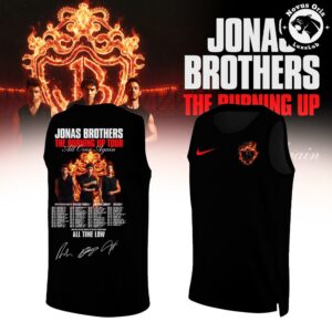 Jonas Brothers The Burning Up Tour All Over Again 2026 Basketball Jersey