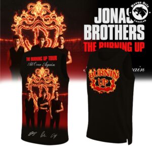 Jonas Brothers The Burning Up Tour All Over Again 2026 Basketball Jersey 3