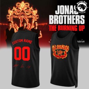 Jonas Brothers The Burning Up Tour All Over Again 2026 Basketball Jersey 5