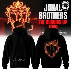 Jonas Brothers The Burning Up Tour All Over Again 2026 Hoodie