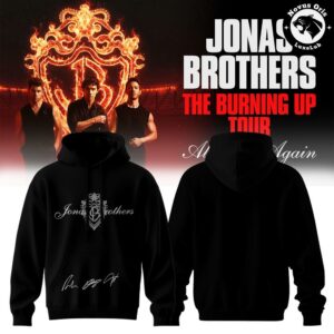 Jonas Brothers The Burning Up Tour All Over Again 2026 Hoodie 2