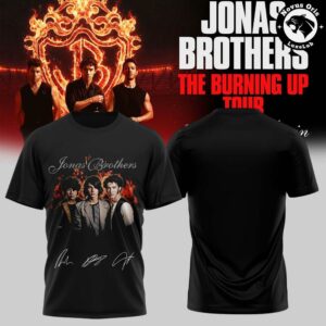 Jonas Brothers The Burning Up Tour All Over Again 2026 T Shirt 10
