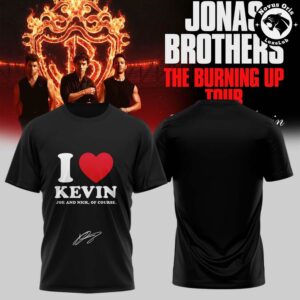 Jonas Brothers The Burning Up Tour All Over Again 2026 T Shirt 4