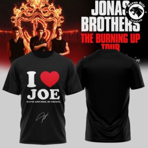 Jonas Brothers The Burning Up Tour All Over Again 2026 T Shirt 6