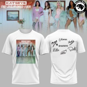 KATSEYE x The Wildworld Tour 2026 Signature Edition T Shirt 2