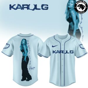 Karol G Album No Me Arrepiento de Sentir Tanto 2026 Baseball Jersey 2