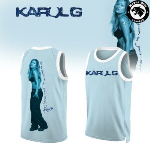Karol G Album No Me Arrepiento de Sentir Tanto 2026 Basketball Jersey 2