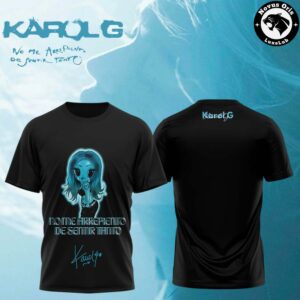 Karol G Album No Me Arrepiento de Sentir Tanto 2026 T Shirt 4