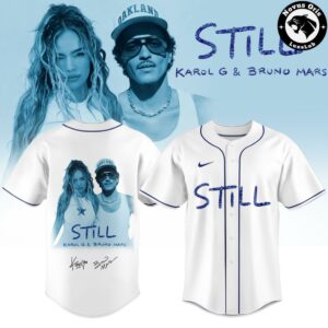 Karol G x Bruno Mars STILL Signature 2026 Edition Baseball Jersey 2