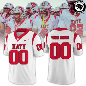 Katy Tigers High School Custom Football Jersey 1 1