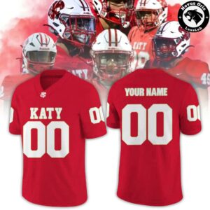 Katy Tigers High School Custom Football Jersey 2 1