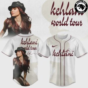 Kehlani World Tour 2026 Signature Concert Baseball Jersey 3