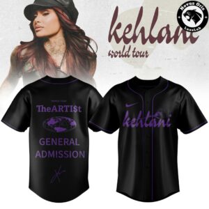 Kehlani World Tour 2026 Signature Concert Baseball Jersey 5