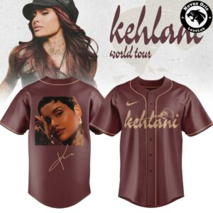 Kehlani World Tour 2026 Signature Concert Baseball Jersey 8