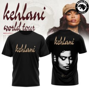 Kehlani x World Tour 2026 North America Custom T Shirt 2