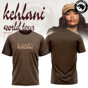 Kehlani x World Tour 2026 North America Custom T Shirt 5