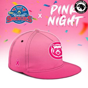 Knoxville Smokies x Pink Night Fight Cancer 2026 Edition Baseball Jersey 3
