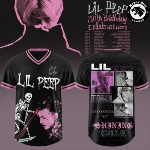 Lil Peep 30th Birthday Celebration 2026 Tour Football Jersey