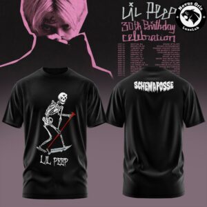 Lil Peep 30th Birthday Celebration 2026 Tour T Shirt 3