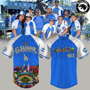 Los Angeles Dodgers 2026 Salvadoran Heritage Night Baseball Jersey
