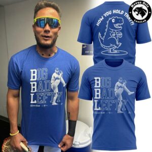 Los Angeles Dodgers Tanner Scott Big Bad Lefty Royal Blue T-Shirt