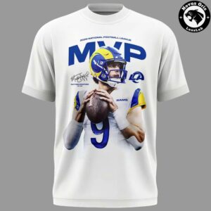 Los Angeles Rams Matthew Stafford 9 MVP Signature T Shirt 2
