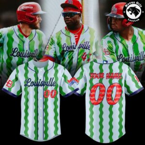 Louisville Bats x Backyard Baseball Melonheads Baseball Jersey 2