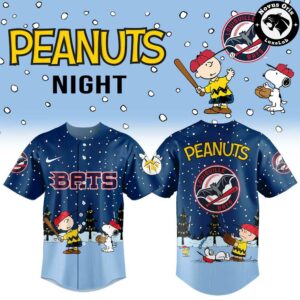 Louisville Bats x Peanuts Night Snoopy Custom Baseball Jersey
