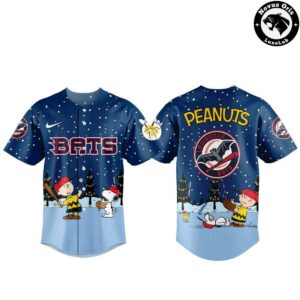 Louisville Bats x Peanuts Night Snoopy Custom Baseball Jersey 2