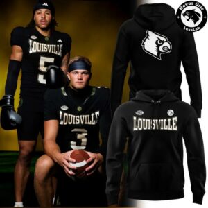 Louisville Cardinals Football All For The Ville Hoodie 4