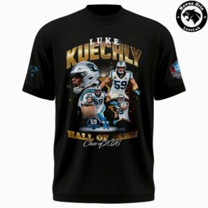 Luke Kuechly Carolina Panthers Hall of Fame Class of 2026 T Shirt 2