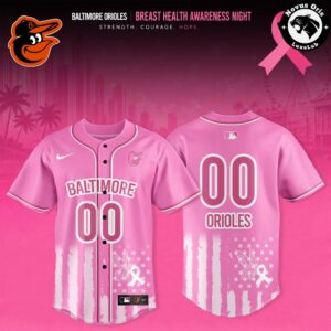 MLB Breast Health Awareness Night 2026 Pink Ribbon Baseball Jersey 4