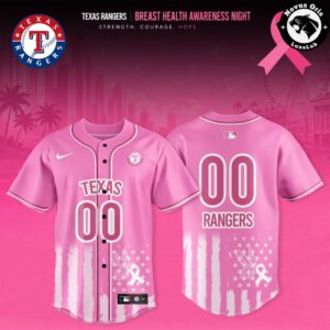 MLB Breast Health Awareness Night 2026 Pink Ribbon Baseball Jersey 5