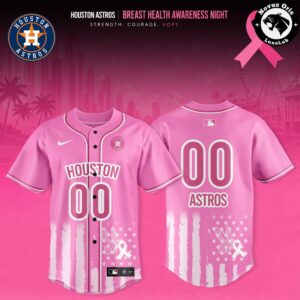 MLB Breast Health Awareness Night 2026 Pink Ribbon Baseball Jersey 6