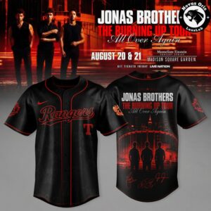 MLB x Jonas Brothers The Burning Up Tour 2026 Baseball Jersey 1