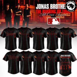 MLB x Jonas Brothers The Burning Up Tour 2026 Baseball Jersey