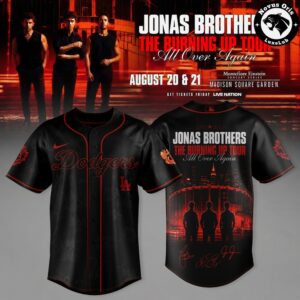 MLB x Jonas Brothers The Burning Up Tour 2026 Baseball Jersey 5