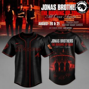 MLB x Jonas Brothers The Burning Up Tour 2026 Baseball Jersey 8