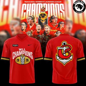 Maryland Charm 2026 WLL Inaugural Champions Football Jersey