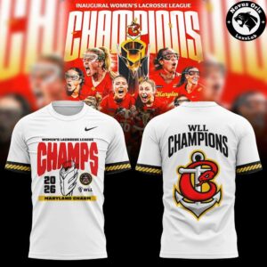 Maryland Charm 2026 WLL Inaugural Champions Graphic T-Shirt