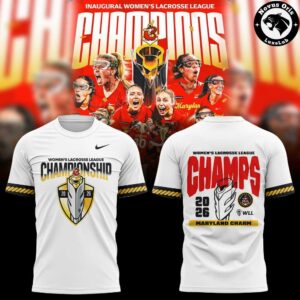Maryland Charm 2026 WLL Inaugural Champions Graphic T Shirt 2