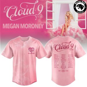 Megan Moroney The Cloud 9 Tour 2026 Pink Baseball Jersey 1