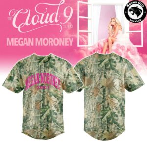 Megan Moroney The Cloud 9 Tour 2026 Pink Baseball Jersey 2