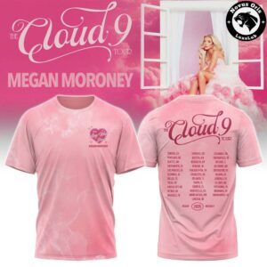 Megan Moroney The Cloud 9 Tour 2026 Pink Graphic T-Shirt