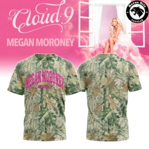 Megan Moroney The Cloud 9 Tour 2026 Pink Graphic T Shirt 6